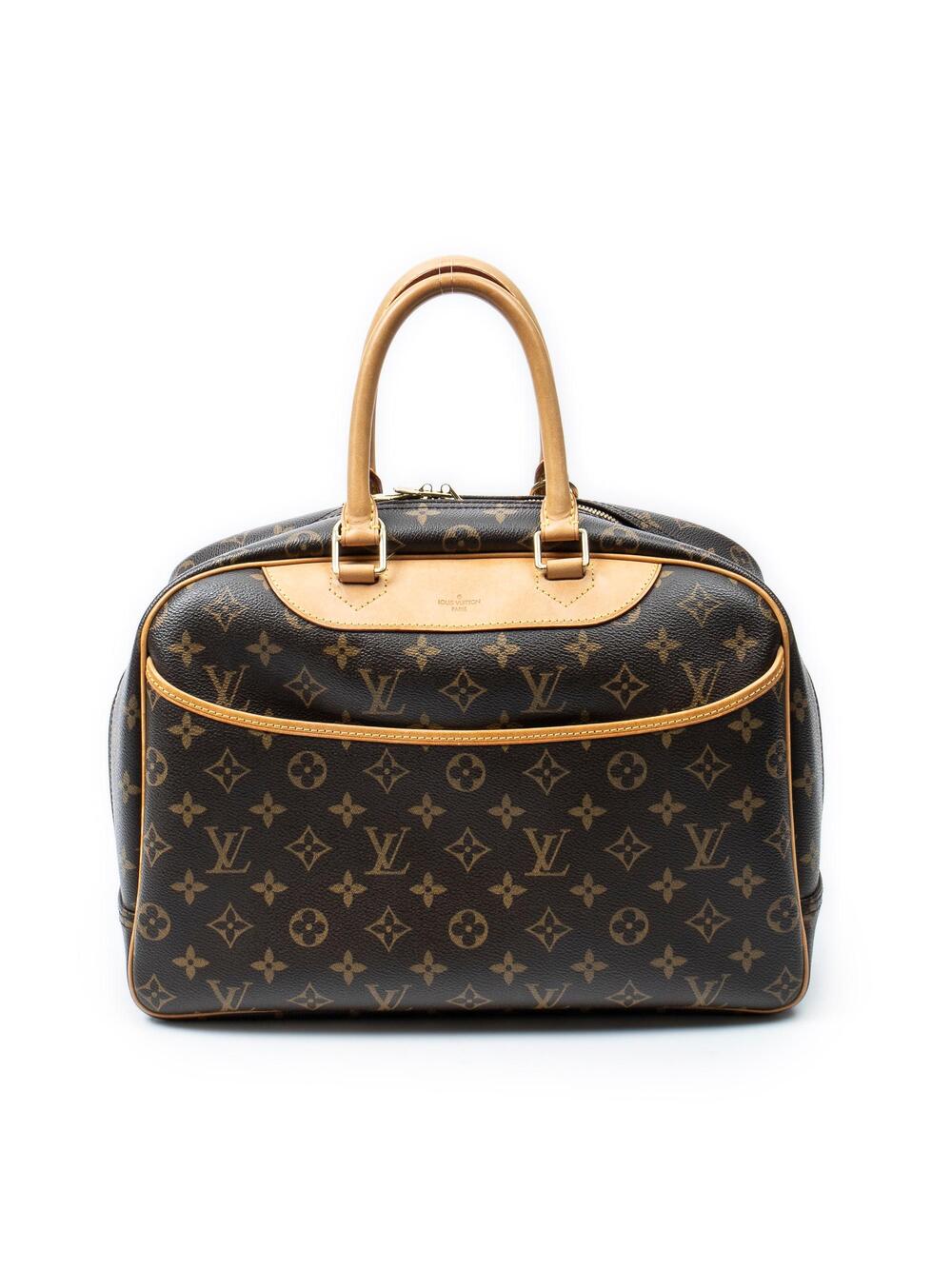 Louis Vuitton Deauville Handbag Canvas #367399L10B